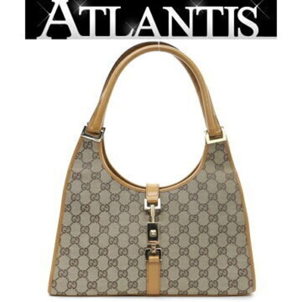 Gucci Jackie handbag GG Beige Tan yellow
